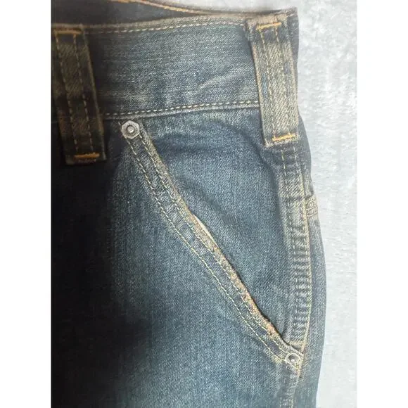 Timberland Straight Leg Jeans Men’s 33x30 Blue Denim Classic Workwear - Picture 7 of 8